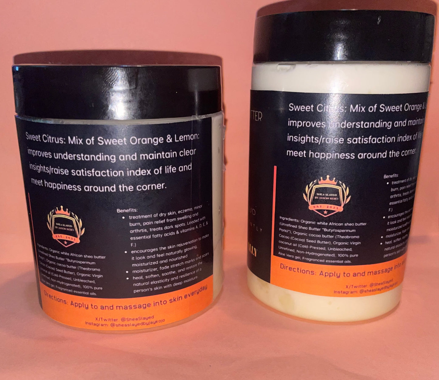 Sweet Citrus Moisturizing Body Butter