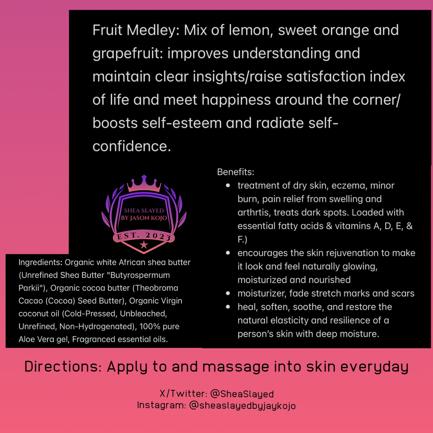 Fruit Medley Moisturizing Body Butter